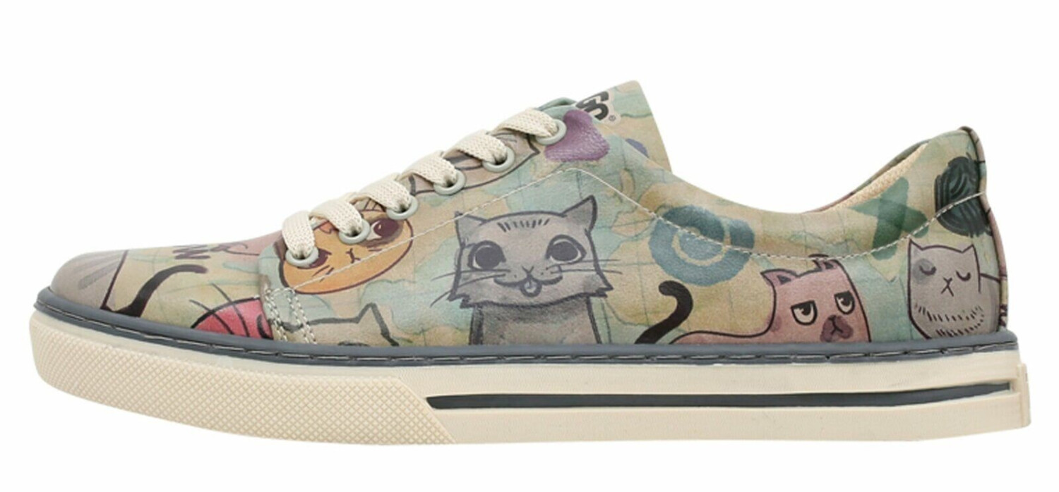 DOGO Cats of the World Sneaker Vegan colorful