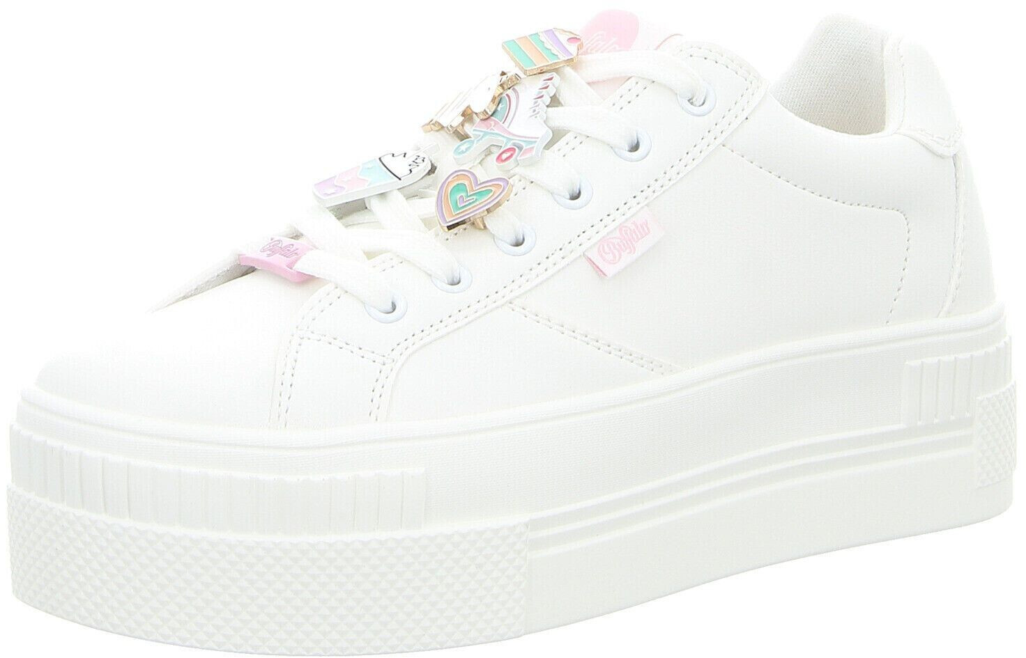 Buffalo Sneaker Paired Charm 163613 white