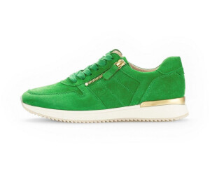 Gabor Low Top Sneaker Frauen Halbschuhe WechselfuBbett Best Fitting schnurer Plateausohle Verde Gold ab 89 90 Preisvergleich bei idealo