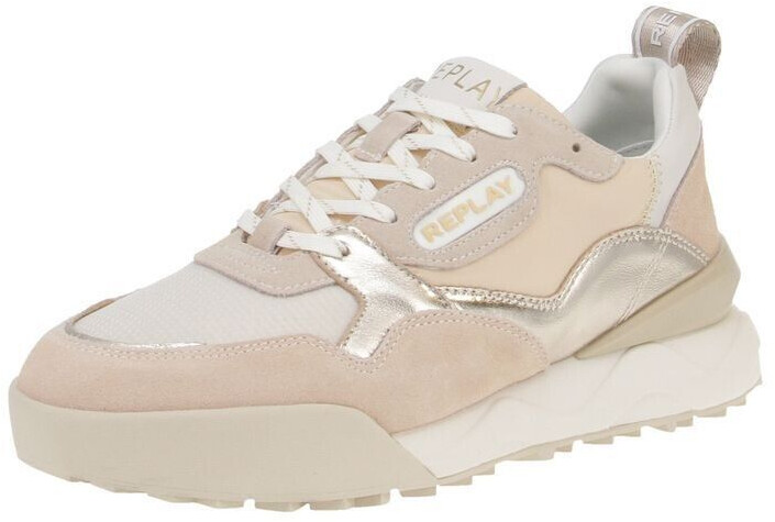 Replay Sneaker with laces ecru platinum 3377