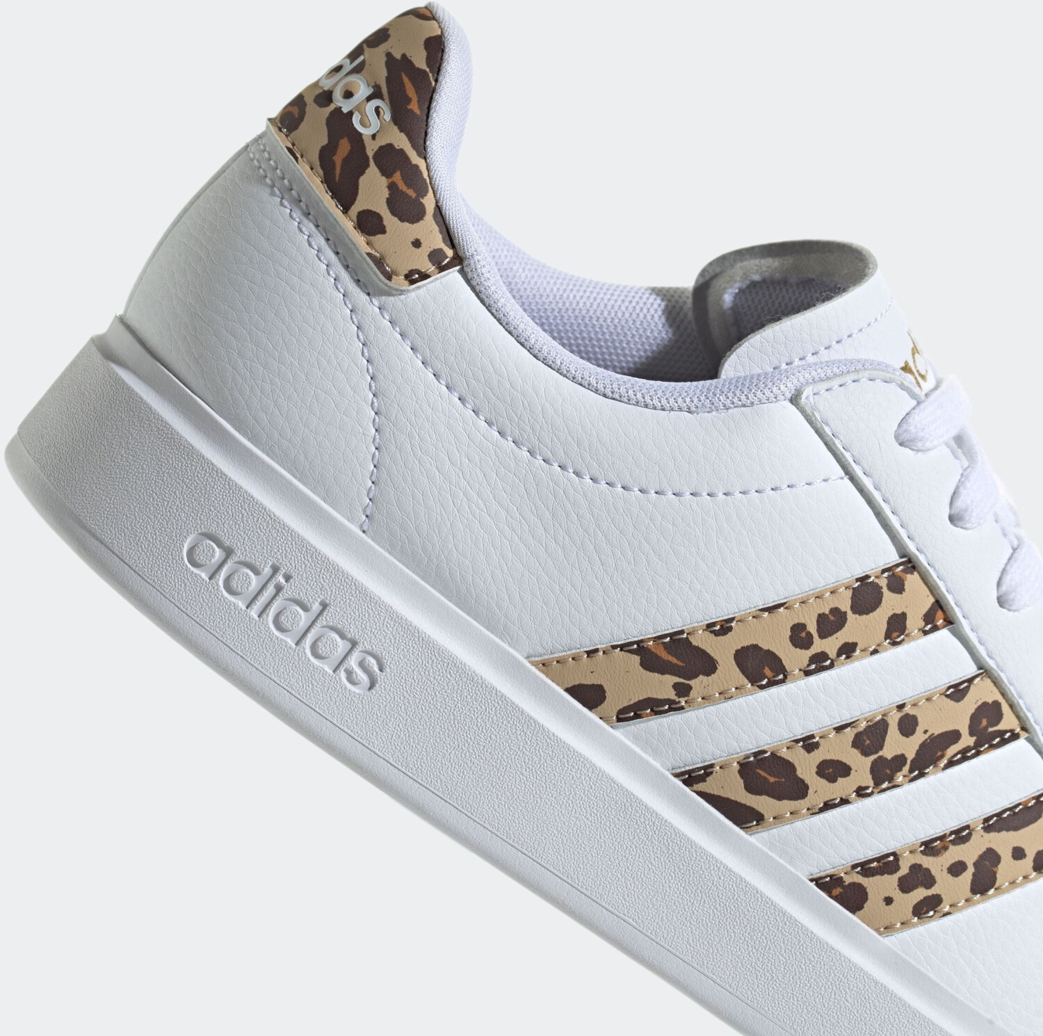 Adidas Grand Court Women Sneaker Trainer Shoes white beige