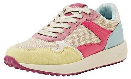 Esprit Sneakers with laces pastel yellow