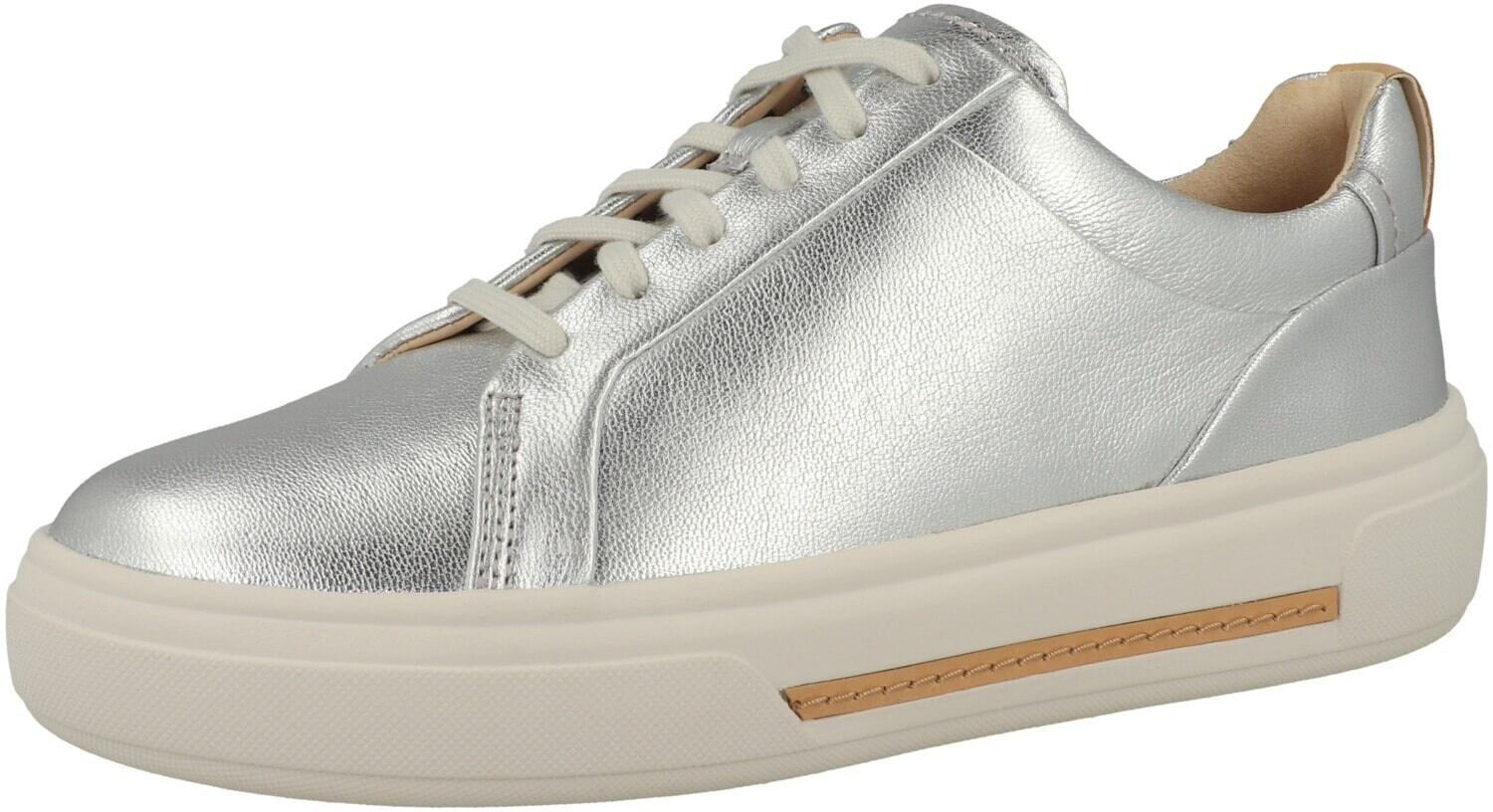 Clarks Low Sneaker Hollyhock Walk silver platinum