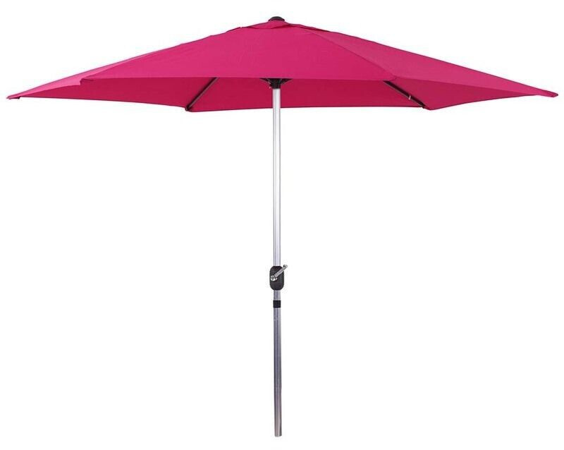 Habitat et Jardin Parasol rond Sol 300 cm rose
