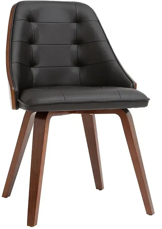 Miliboo Chaise Design Bois Foncé Fluffy
