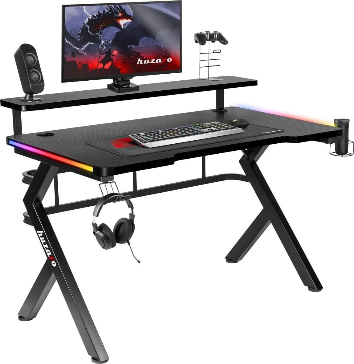 huzaro Hero 5.0 RGB 120x60cm Black