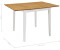 vidaXL Extendable dining table white (80-120)x80x74 cm MDF