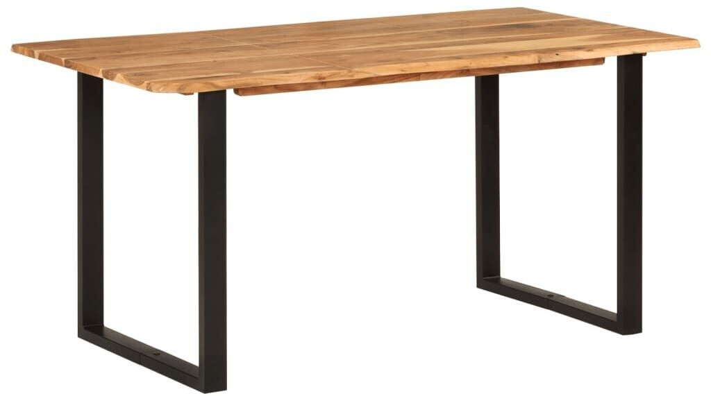 vidaXL Dining table 154x80x76 cm solid acacia wood