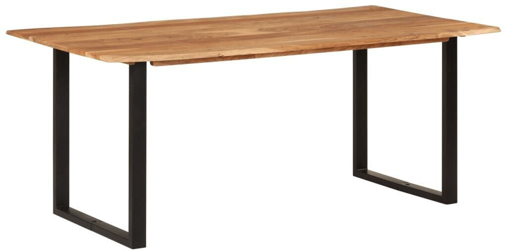 vidaXL Dining table 180x90x76 cm solid acacia wood