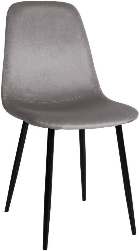 CLP Dining room chair Napier velvet - gray