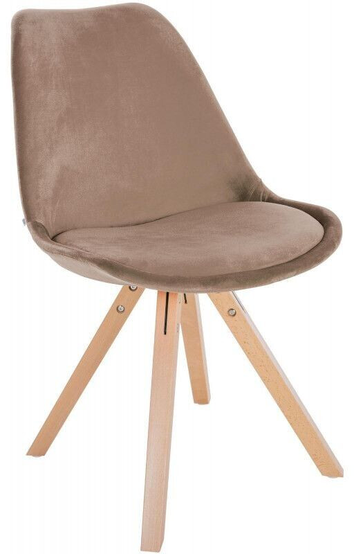 CLP Chair Sofia Velvet Square - brown