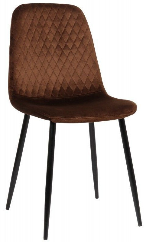 CLP Chair Giverny velvet - brown