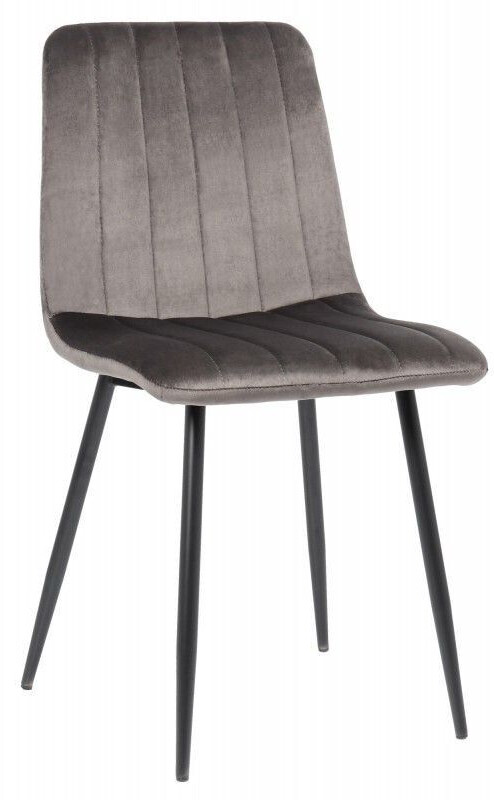 CLP Chair Dijon velvet - gray
