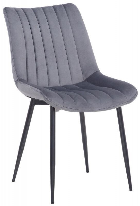 CLP Chair Rahden velvet - gray