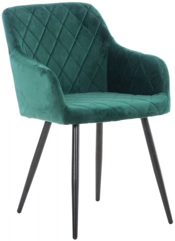 CLP Shila velvet dining chair - green