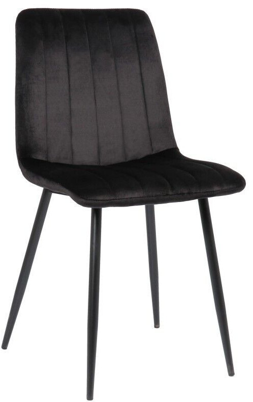 CLP Chair Dijon velvet - black