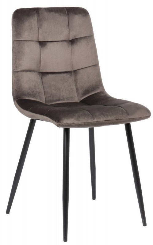 CLP Dining room chair Tilde velvet - gray