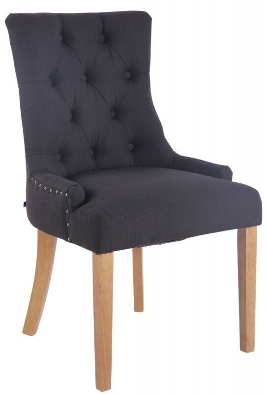 CLP Dining room chair Aberdeen fabric antique-light - black