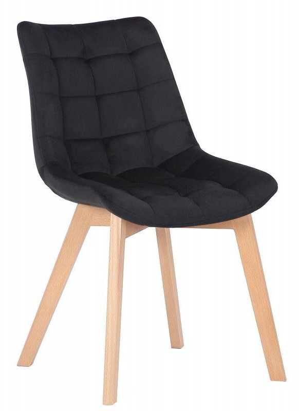 CLP Dining room chair Passaic velvet - black