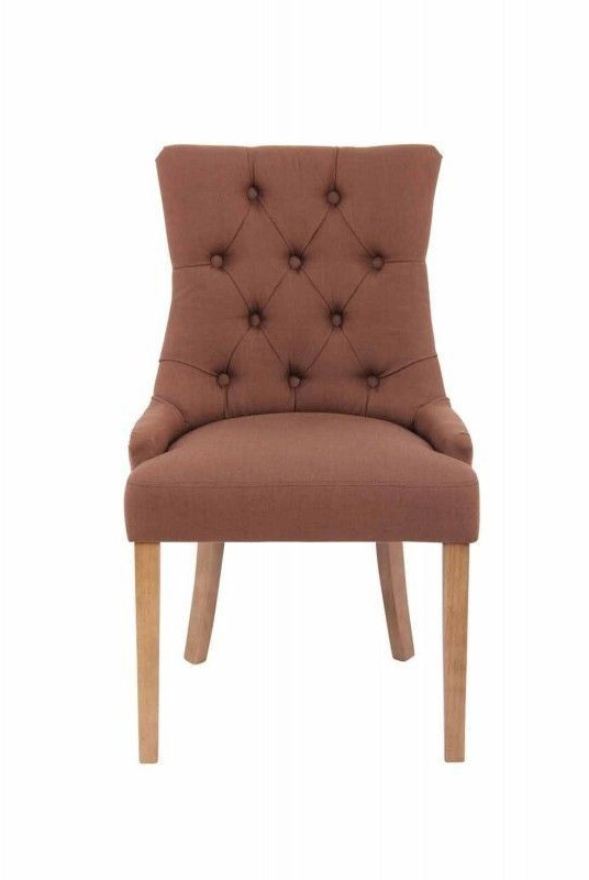 CLP Dining room chair Aberdeen fabric antique-light - brown