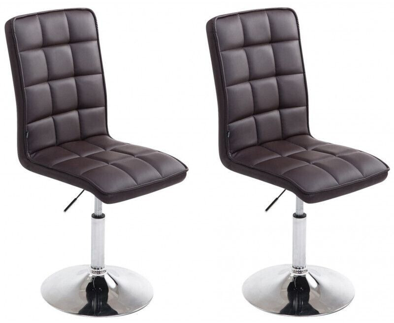 CLP Set of 2 dining room chairs Peking V2 - brown