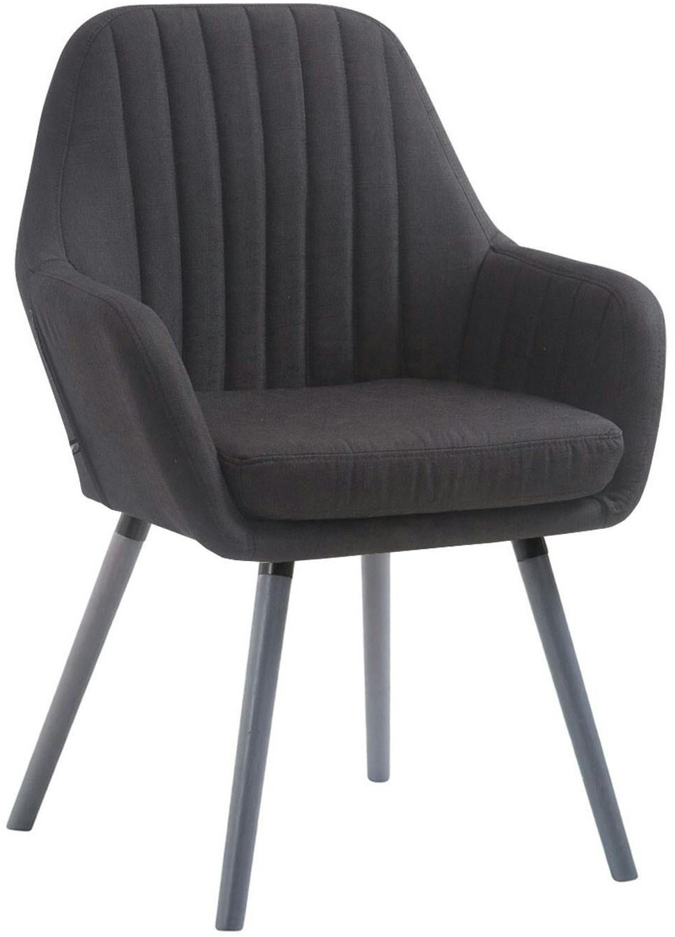 CLP Chair Florian fabric gray - black