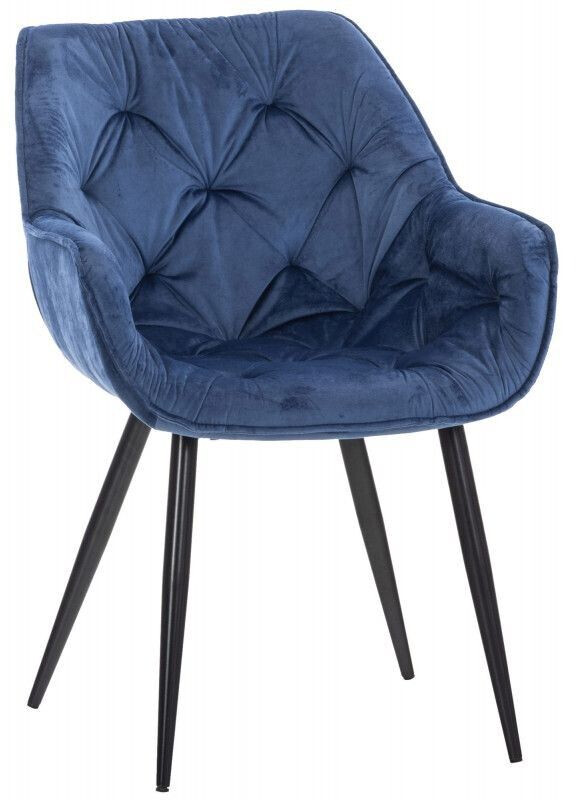CLP Chair Tanna velvet - blue