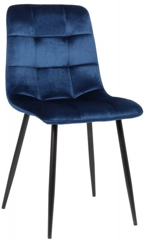 CLP Dining room chair Tilde velvet - blue