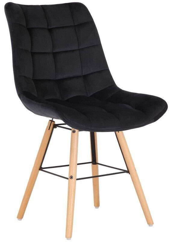 CLP Chair Leni velvet - black