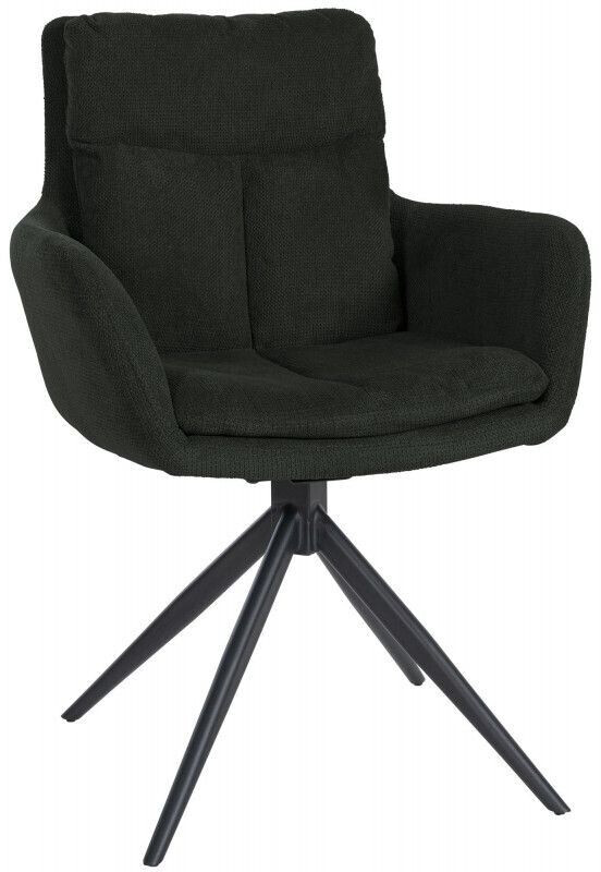 CLP Dining room chair Vilas fabric - black