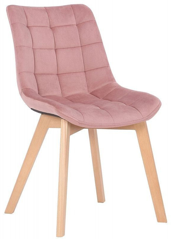CLP Passaic velvet dining chair - pink