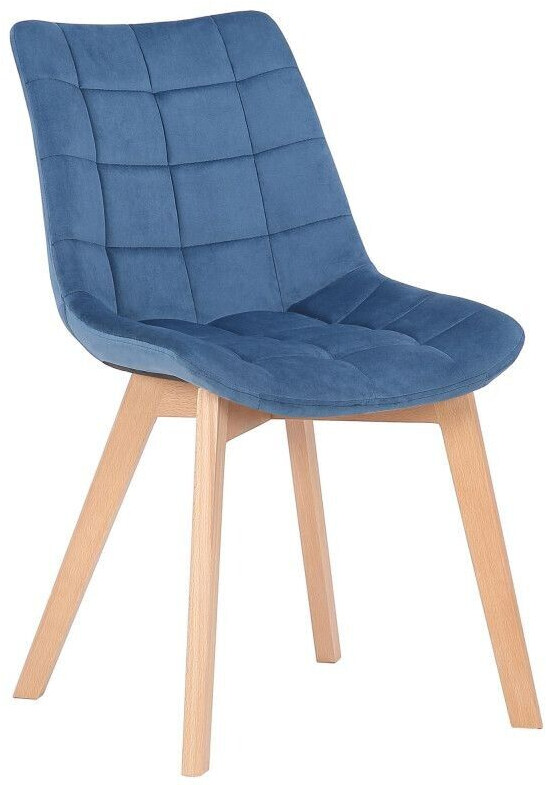 CLP Passaic velvet dining chair - blue