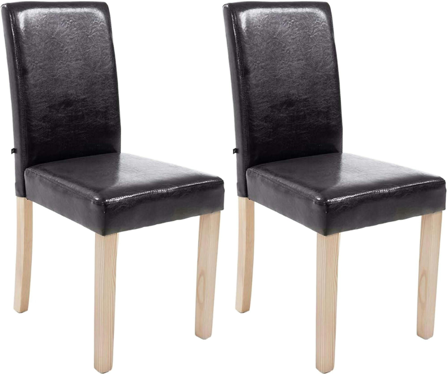 CLP Set of 2 dining room chairs Ina natura - brown