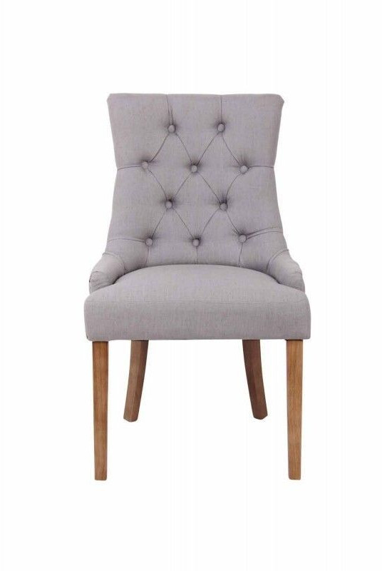 CLP Dining room chair Aberdeen fabric antique-light - gray