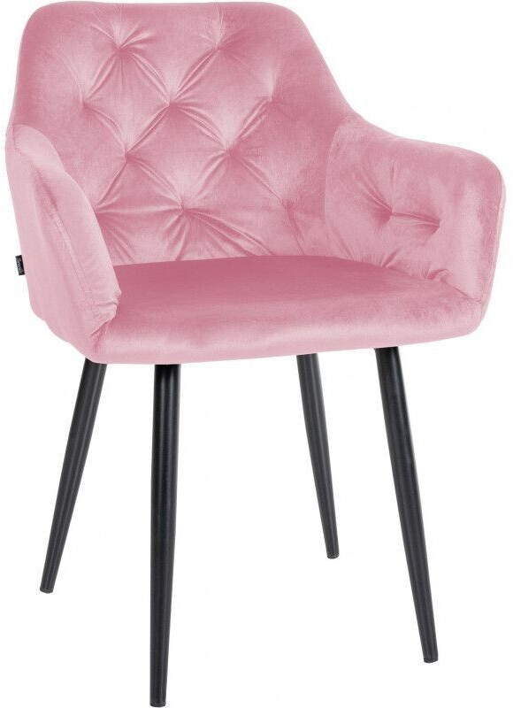 CLP Stanley velvet dining chair - pink