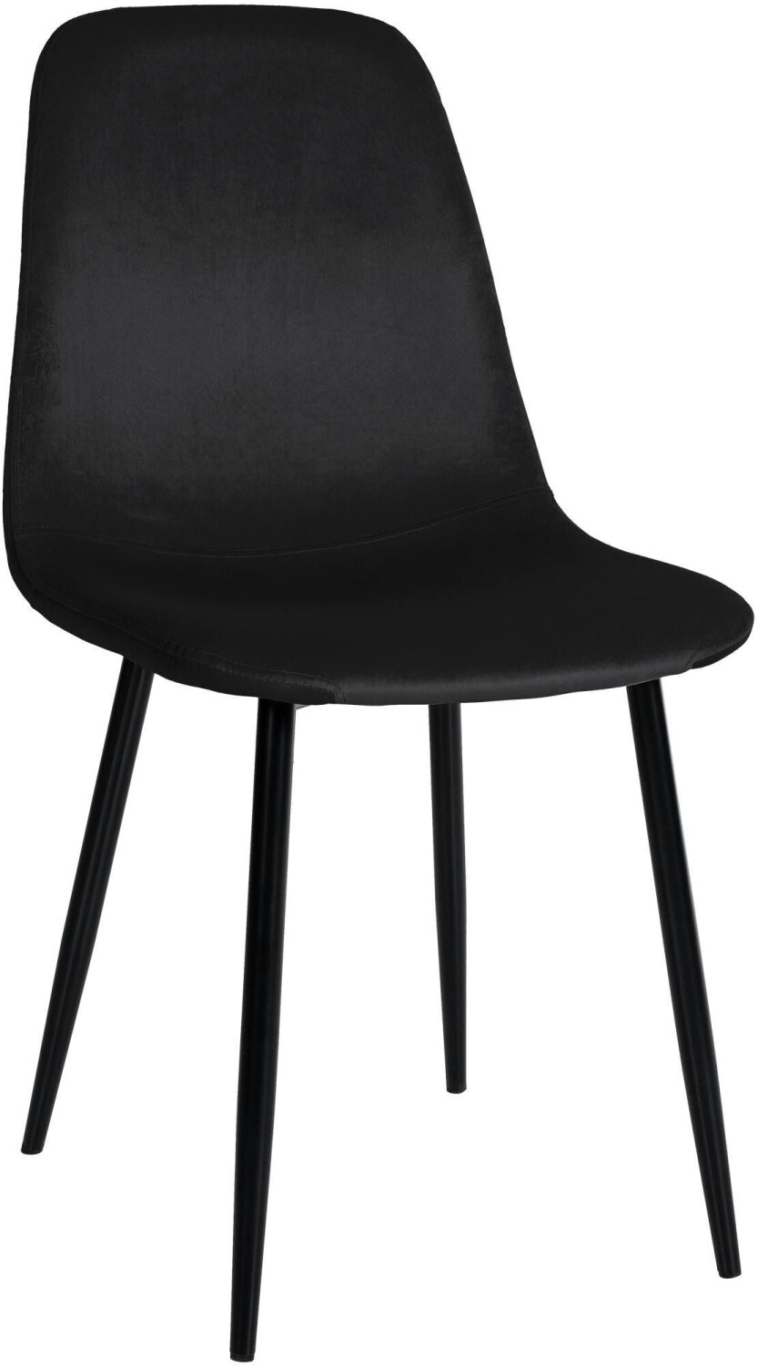 CLP Dining room chair Napier velvet - black