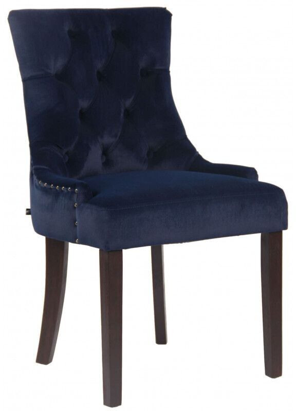 CLP Dining room chair Aberdeen velvet antique - blue