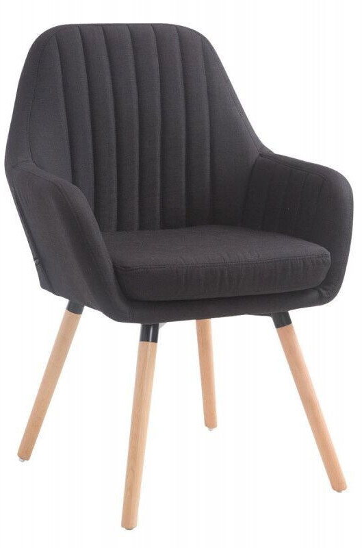CLP Chair Florian fabric Natura - black