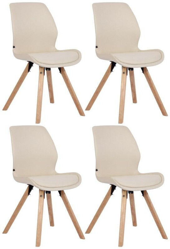 CLP Set of 4 chairs Luna fabric - cream