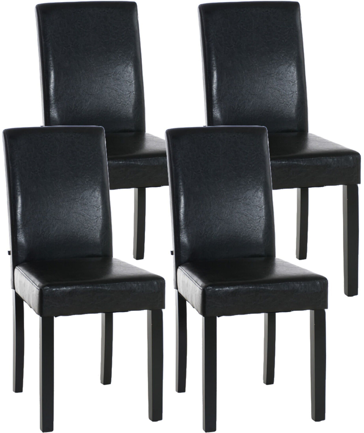 CLP Set of 4 dining room chairs Ina black - brown