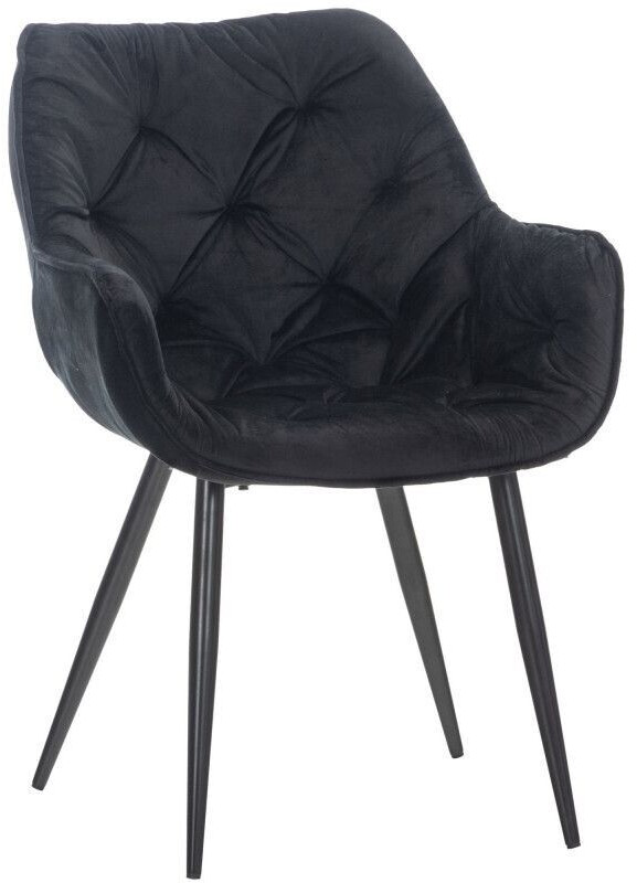 CLP Chair Tanna velvet - black