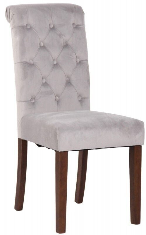 CLP Dining room chair Lisburn velvet - gray