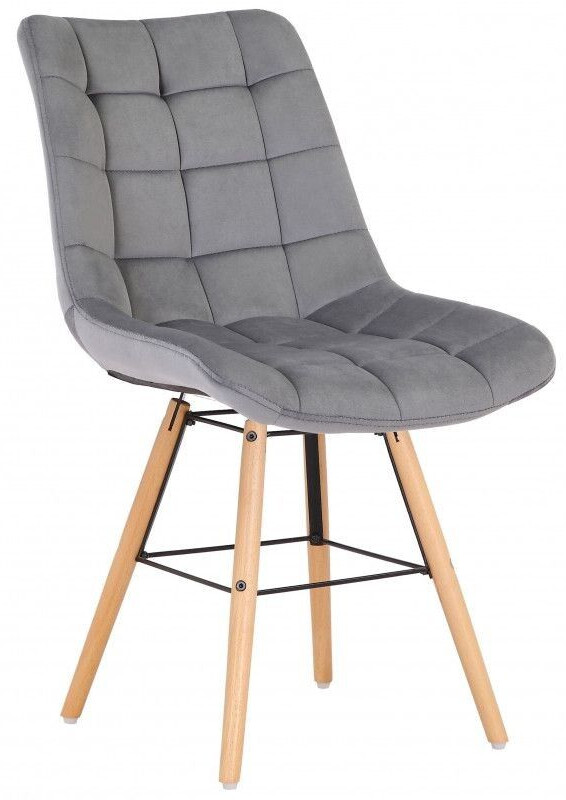 CLP Chair Leni velvet - gray