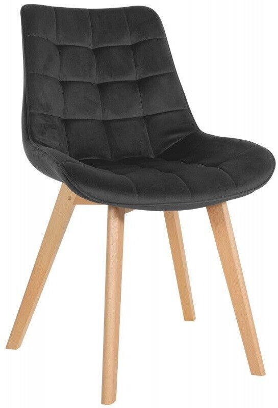 CLP Brook velvet chair - black