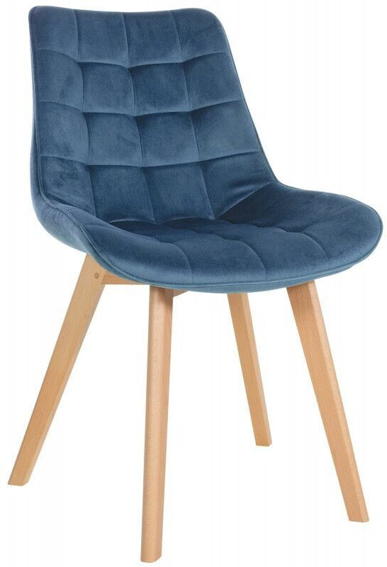 CLP Chair Brook velvet - blue