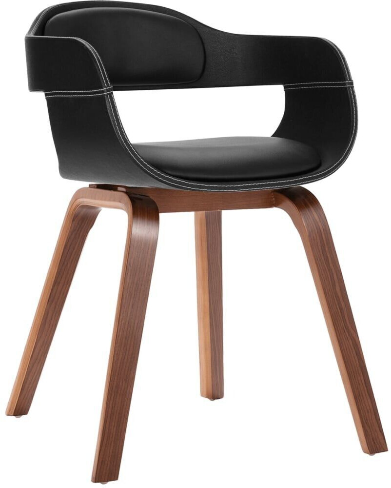 vidaXL Dining room chair with bentwood and faux leather