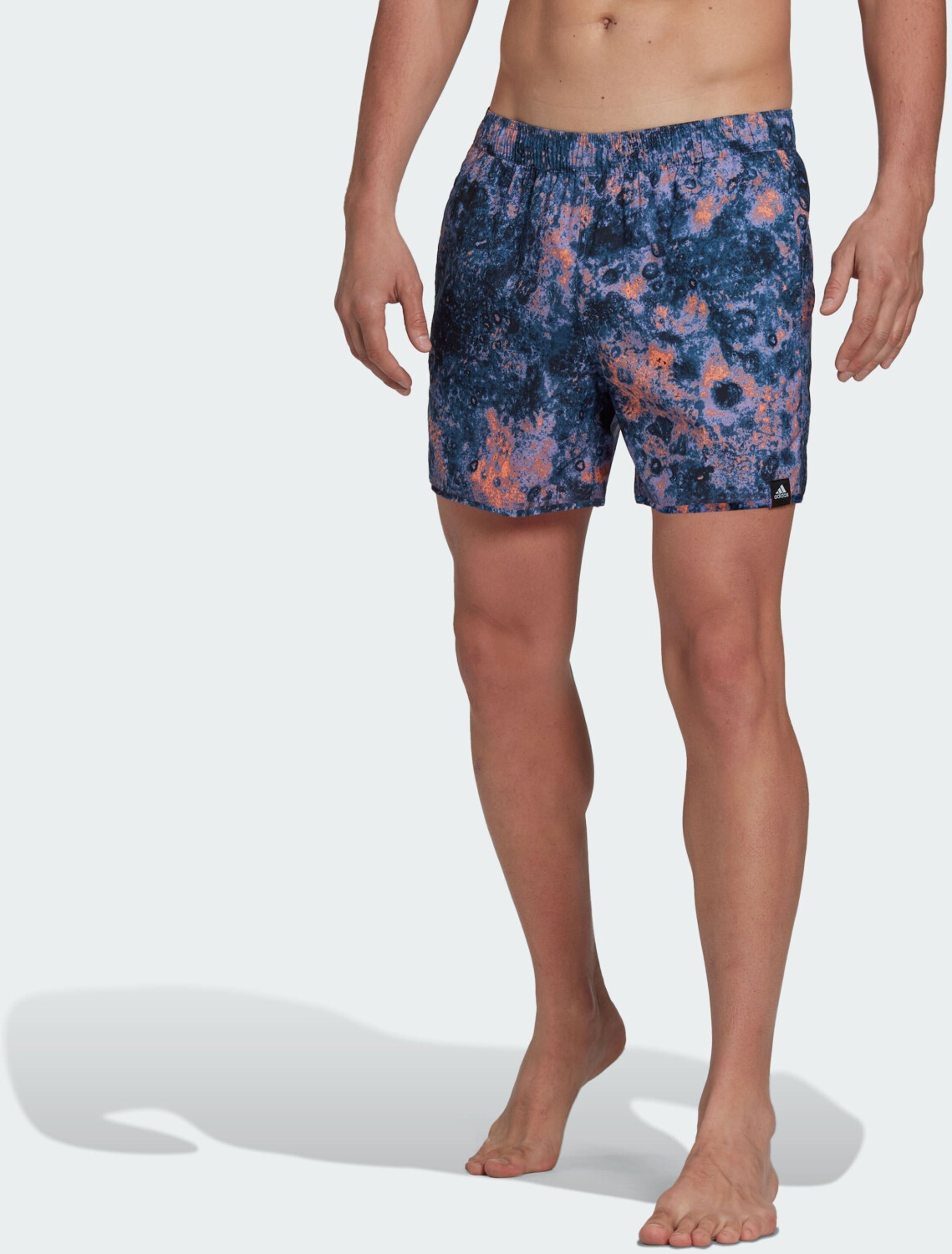Adidas Short Length Melting Salt Reversible Clx Swim Shorts light purple/grey six/white (HC8543)