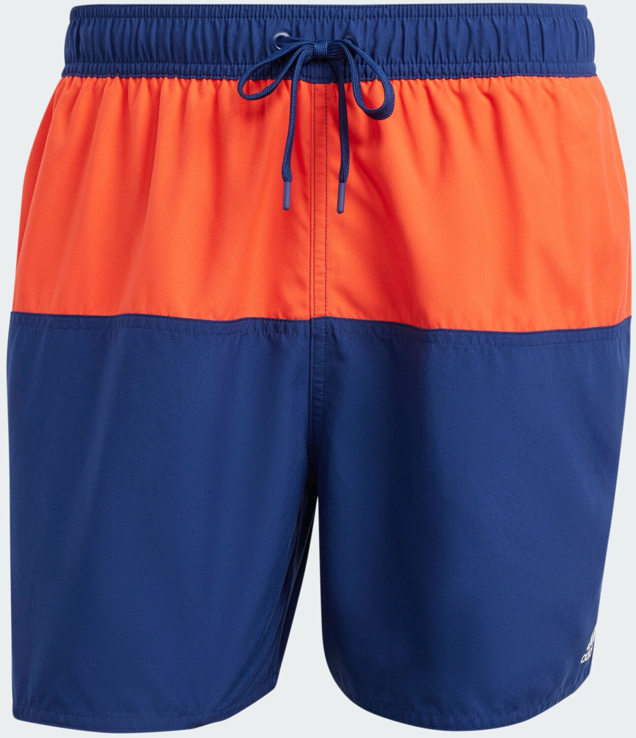 Photos - Swimwear Adidas Colorblock Clx Swim Shorts dark blue/white  (IT8597)
