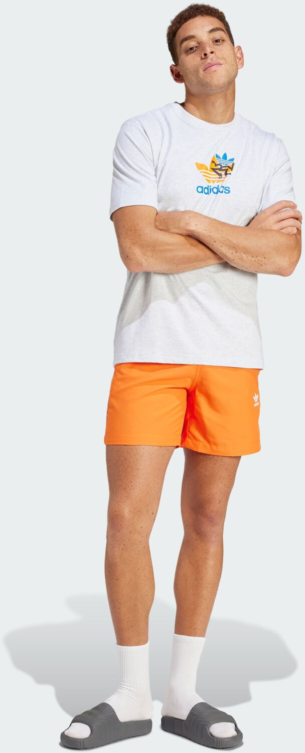 Adidas originals california swim shorts orange hot sale