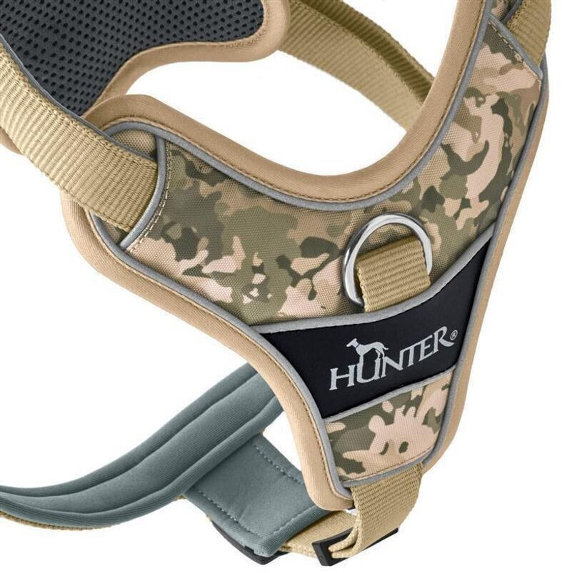 HUNTER Harnais pour chien Camouflage beige XS 1.5cm HUNTER Harnais pour chien Camouflage beige XS 1.5cm